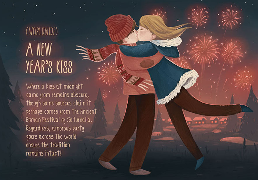 聖誕也可以很不一樣，跟著插畫體驗各國的聖誕新年傳統 - 設計師專訪