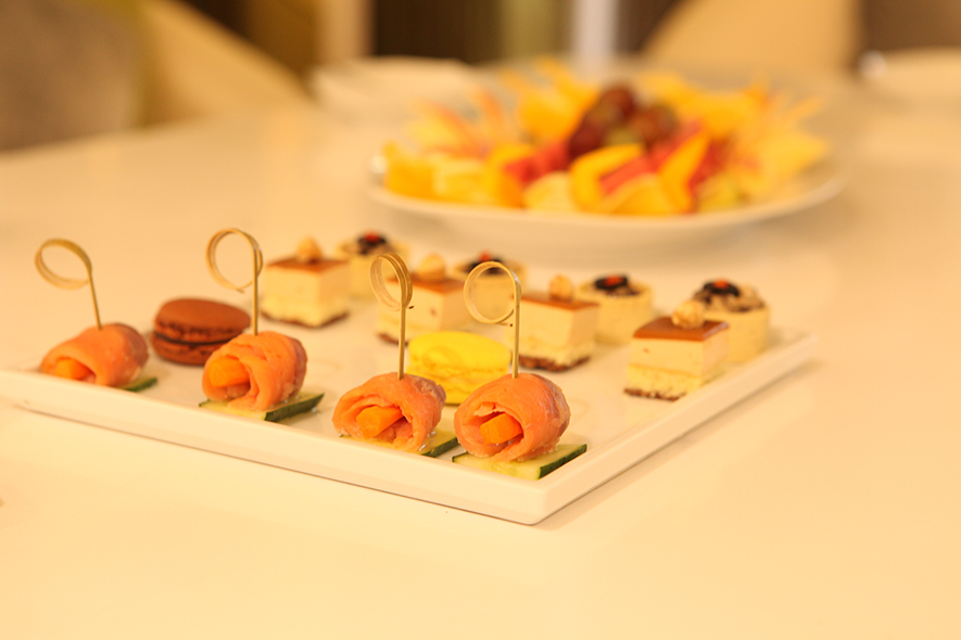 活動現場的精致茶點