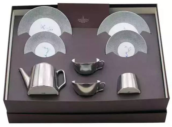 柯夢波丹鉑金＋蘭花鉑金紋盤