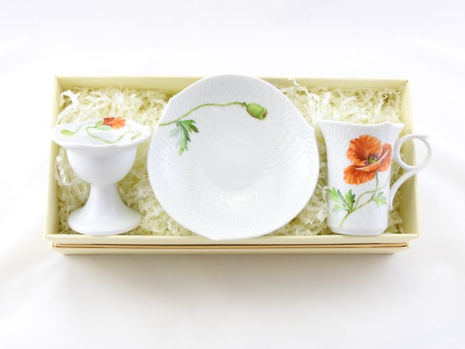 野罌粟花單人早餐組