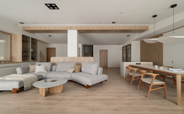 【棠禾設計 曾智和】圓潤線條消解剛硬 85坪無印風老屋的柔美新生